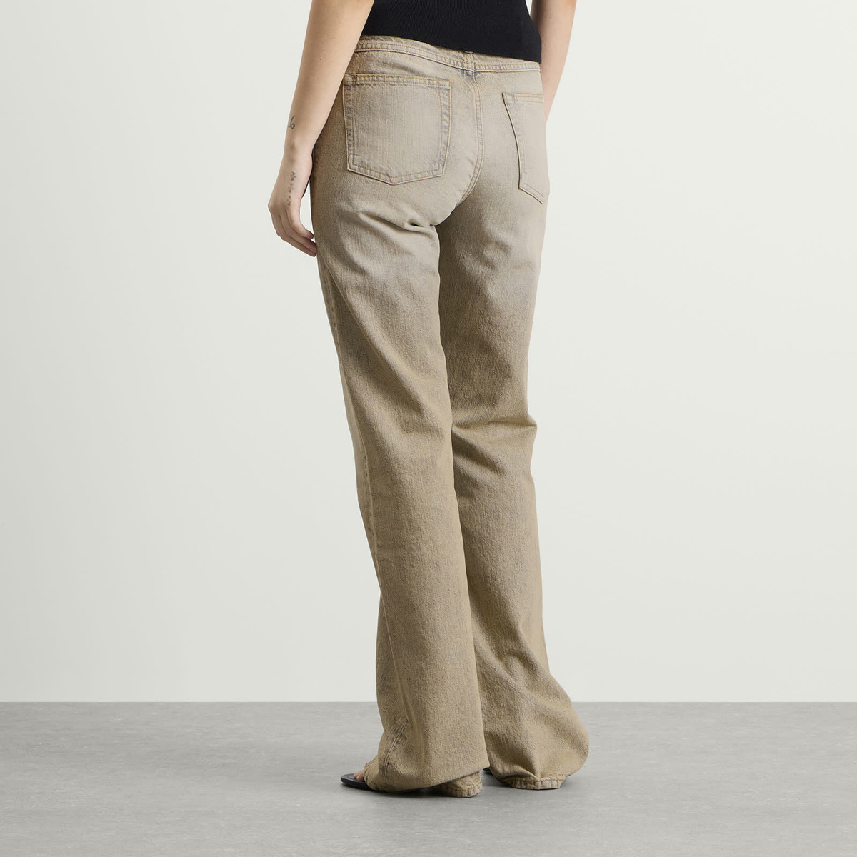 Our Legacy Women's Boot Cut Jeans in Wolfpack Wash