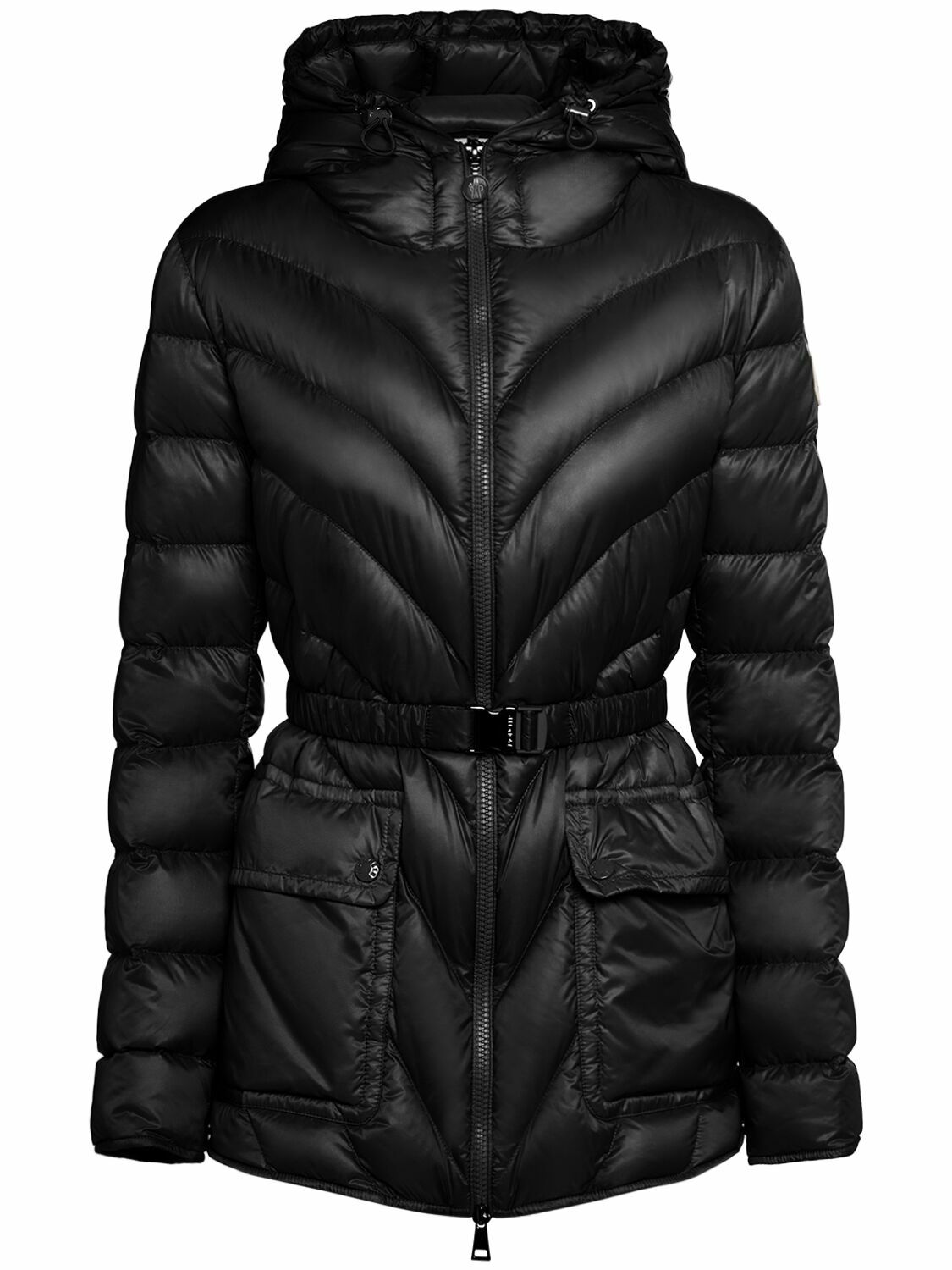 25SS MONCLER Argenno ブラック MONCLER - Argenno Nylon Short Down Jacket Moncler
