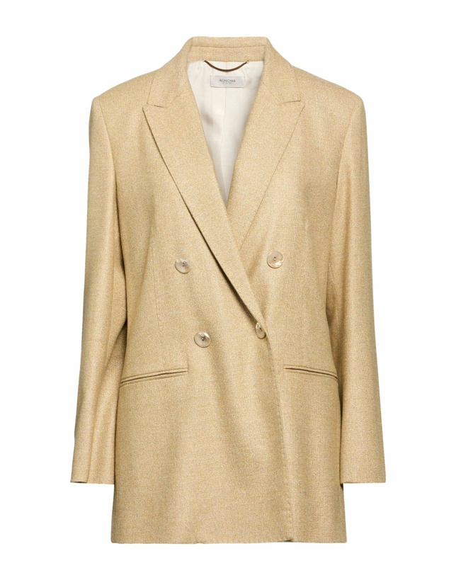 Photo: Agnona Womens Blazer in Beige