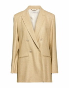 Agnona Womens Blazer in Beige