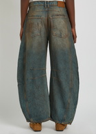 Free People Good Luck Barrel-leg Jeans Denim
