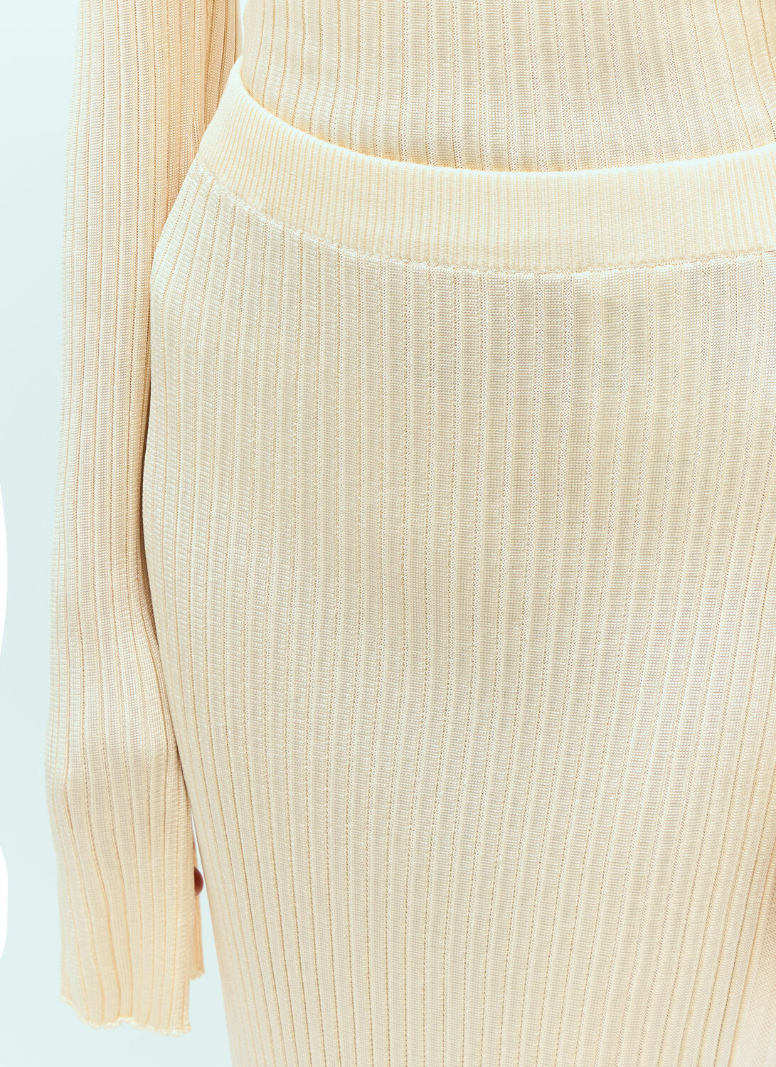 Jil Sander Rib Knit Midi Skirt