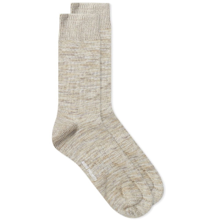 Photo: Norse Projects Men's Bjarki Blend Sock in Oatmeal