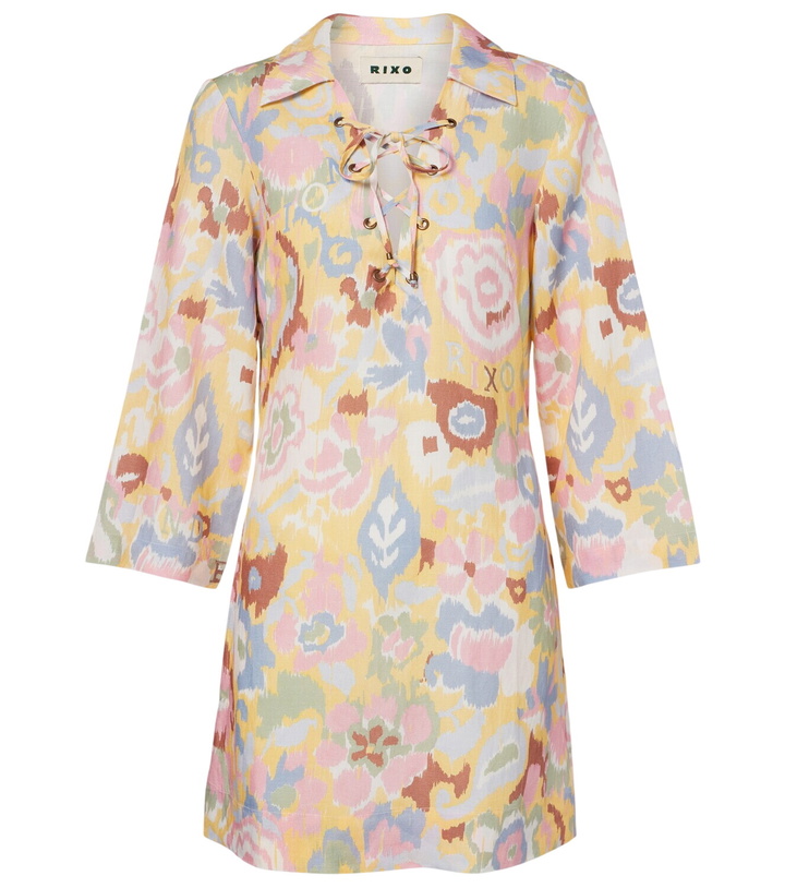 Photo: Rixo Lucien printed minidress