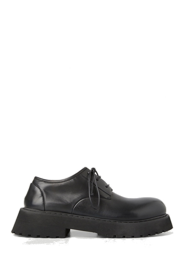 Photo: Micarro Lace-Up Derby Shoes in Black