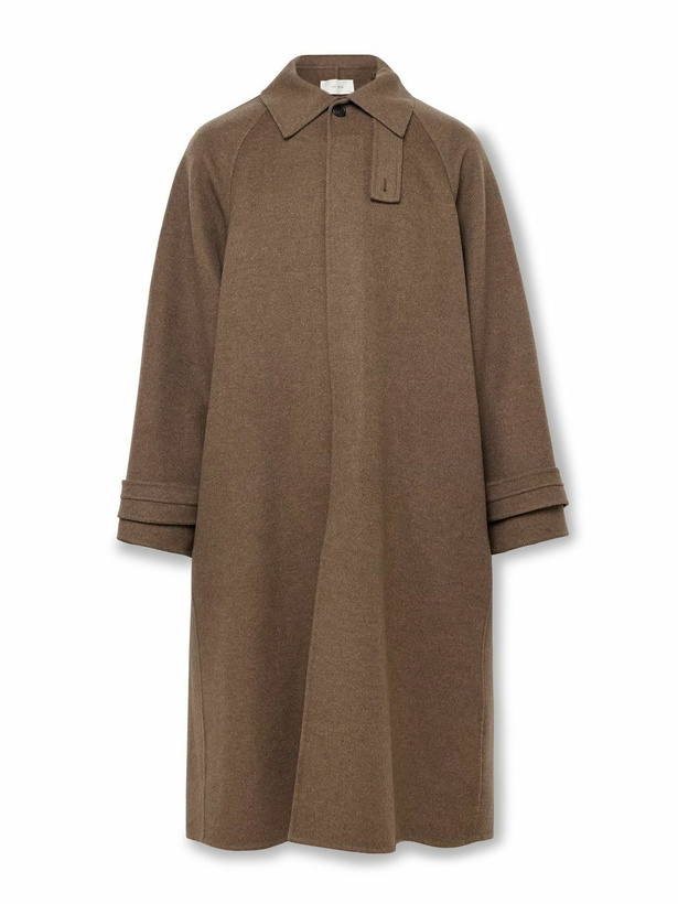 Photo: The Row - Kenet Oversized Cashmere and Virgin Wool-Blend Coat - Brown