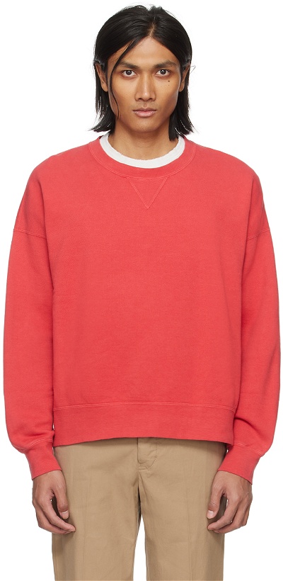 Photo: visvim Red Amplus SB Sweatshirt