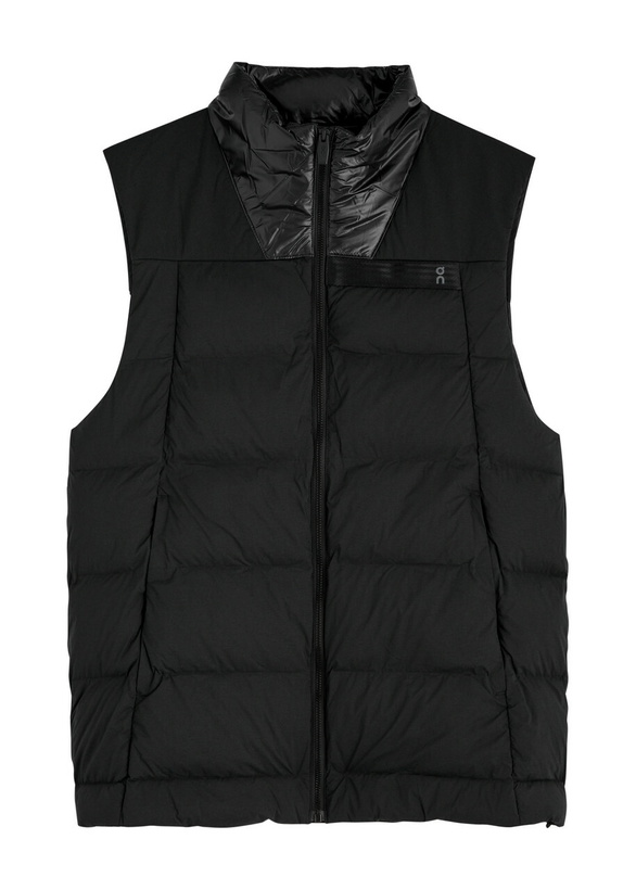 Photo: ON Challenger Quilted Shell Gilet Black
