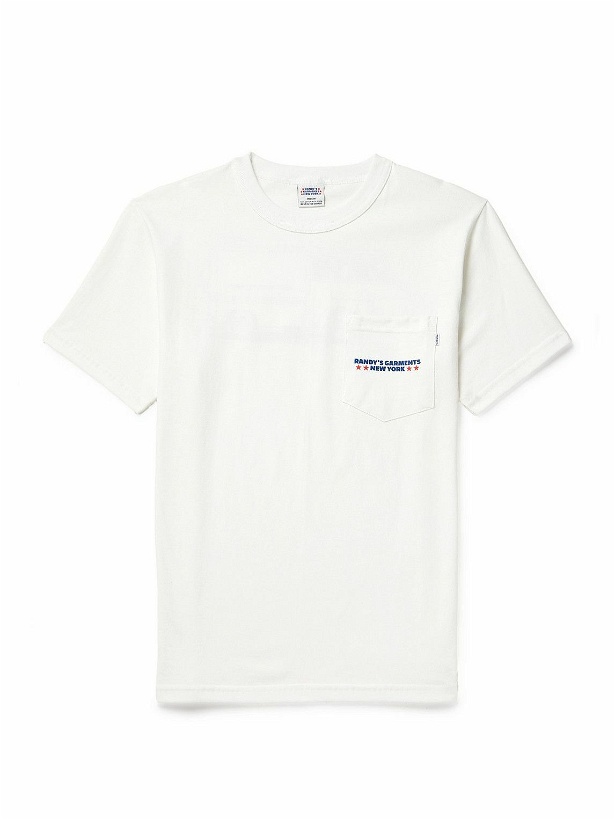 Photo: Randy's Garments - Logo-Print Cotton-Jersey T-Shirt - White