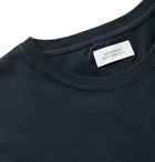 Saturdays NYC - Slash Printed Cotton-Jersey T-Shirt - Blue