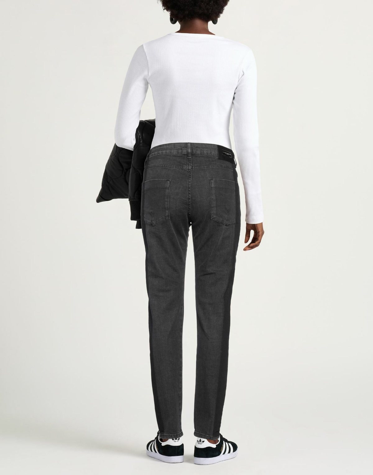 Costume National Womens Jeans in Black