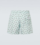 Fedeli Madeira printed swim trunks