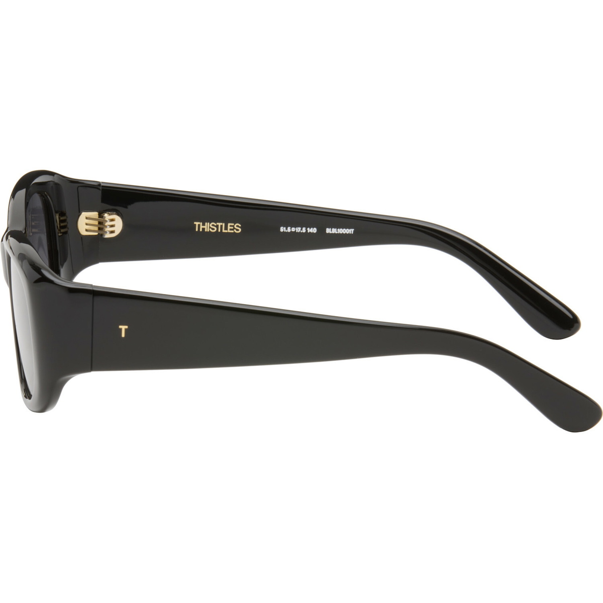 THISTLES Black 'The Al' Sunglasses