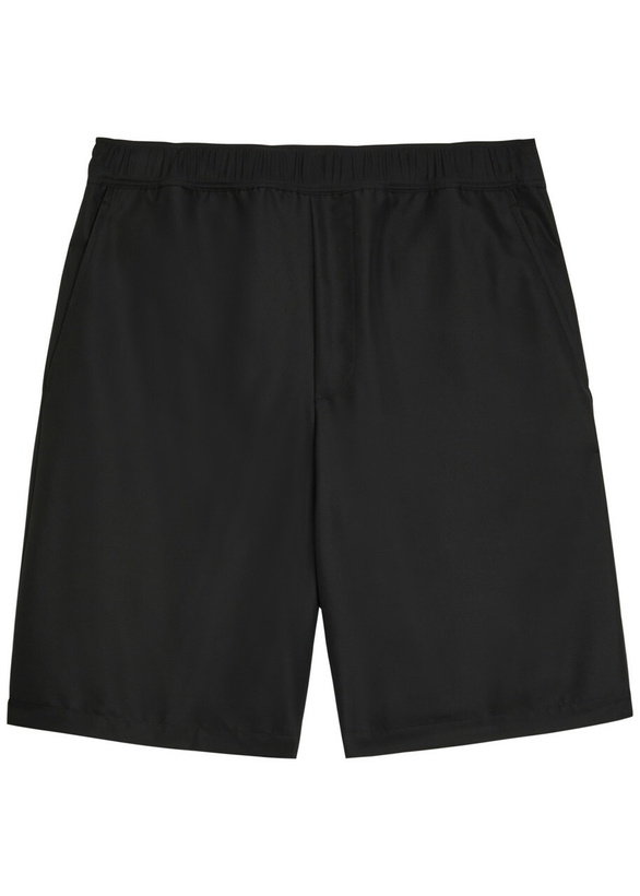 Photo: Vowels Easy Wool-blend Shorts Black