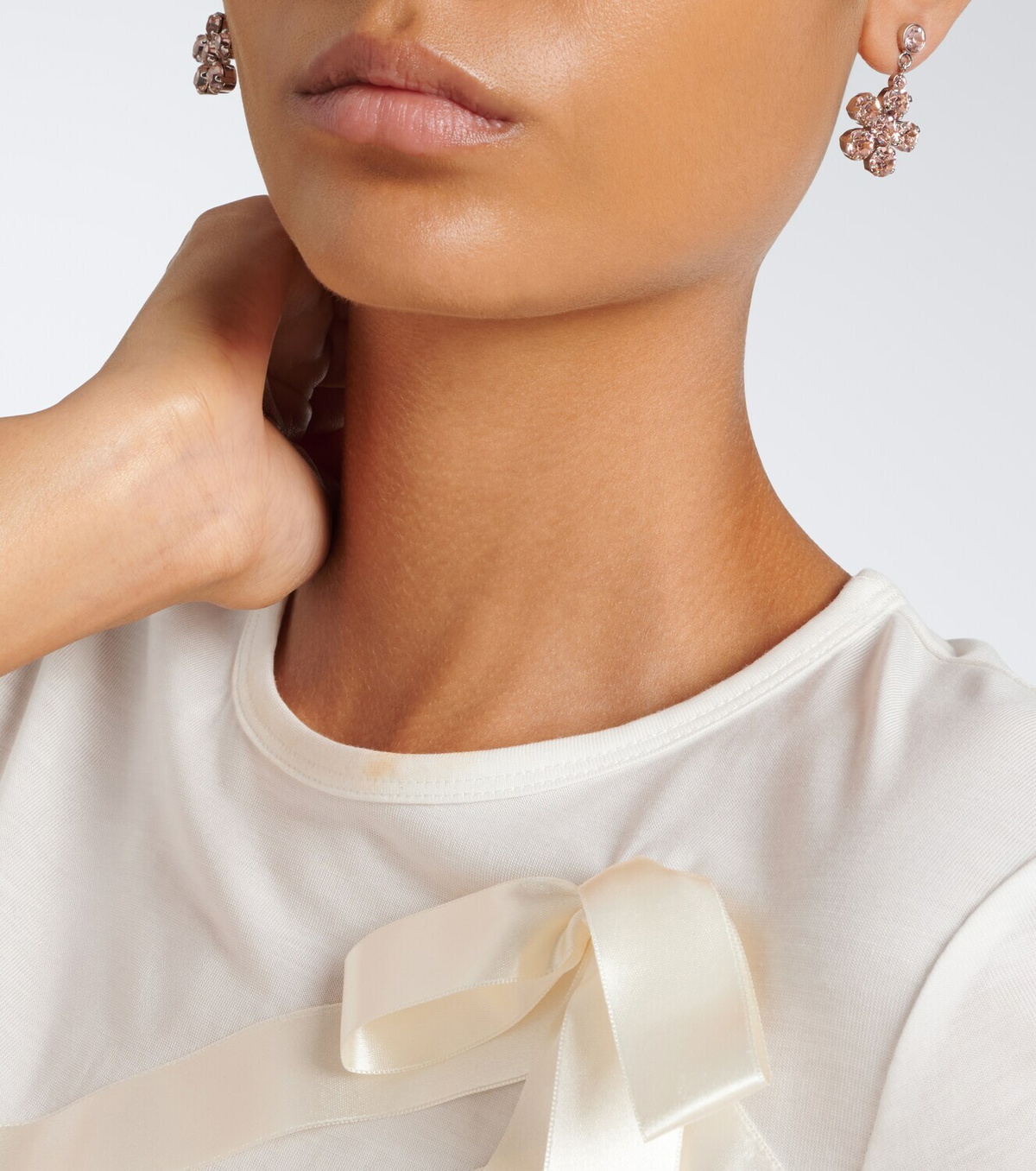Simone Rocha Crystal-embellished drop earrings