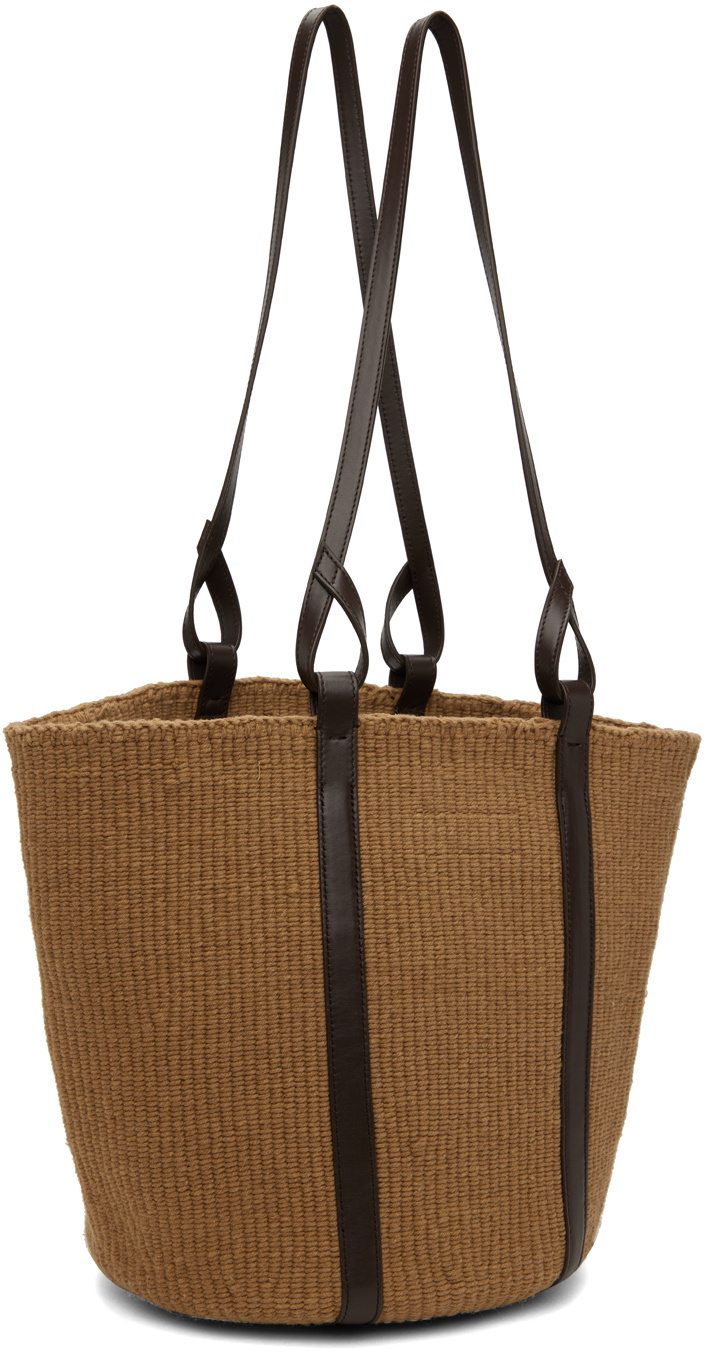 Chloé Brown Mifuko Edition Large Basket Tote