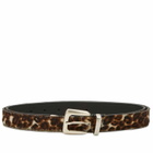 Molebo M2418 Belt in Leopard Pony