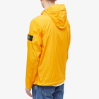 Stone Island Men's Crinkle Reps Hooded Jacket in Orange