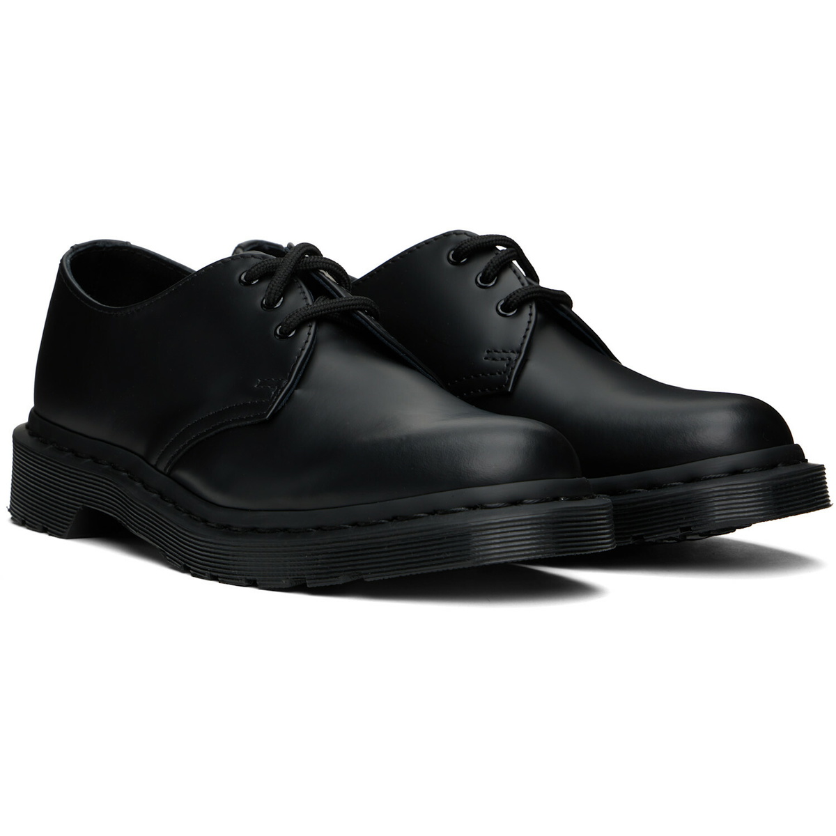Dr. Martens Black 1461 Mono Smooth Leather Oxford Derbys