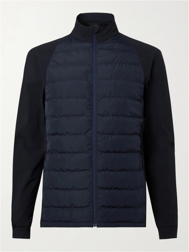 Photo: CASTORE - Bocaray Panelled Stretch-Jersey and Quilted Shell Down Jacket - Blue