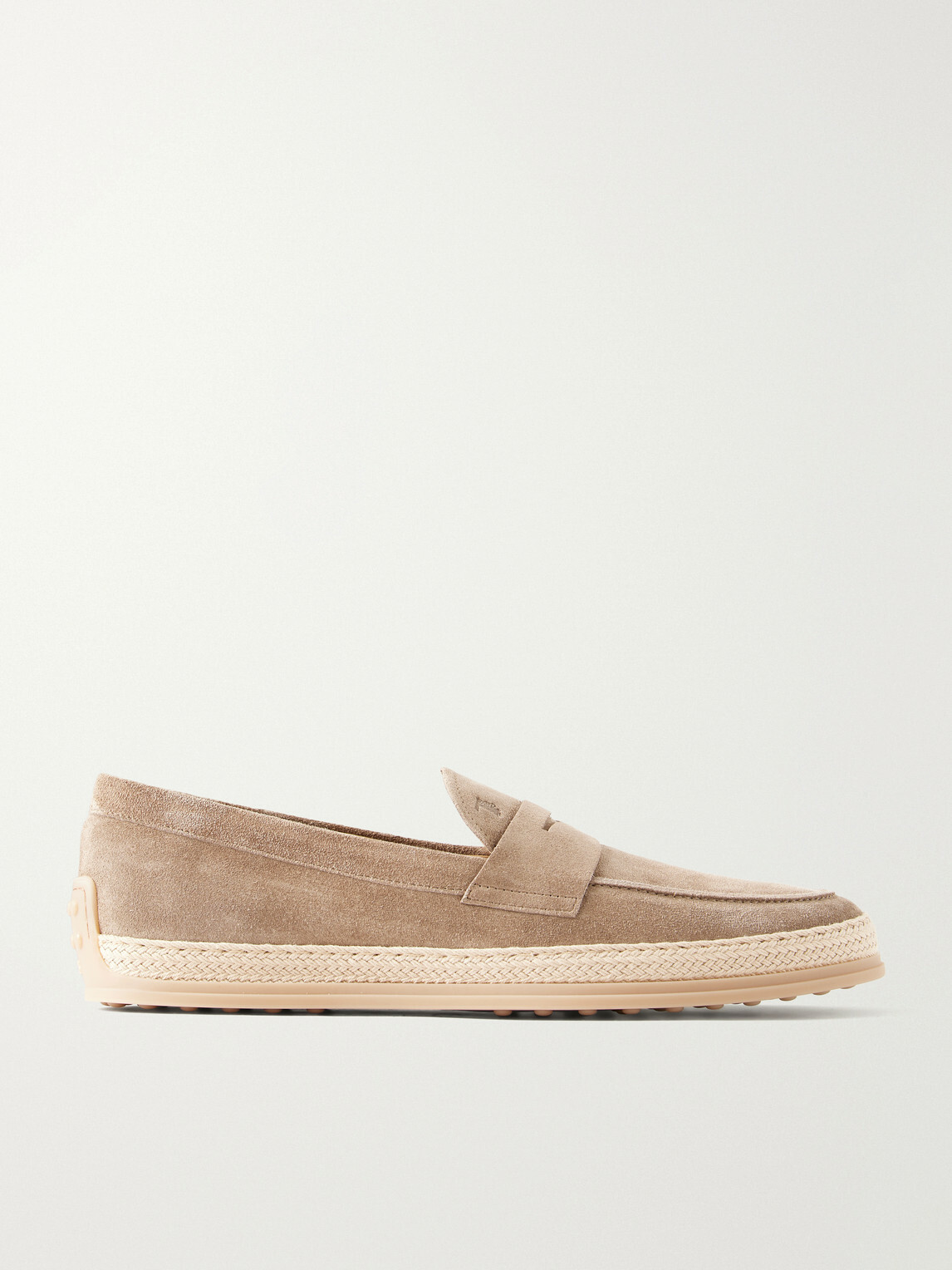 Tod's - Suede Espadrilles - Neutrals
