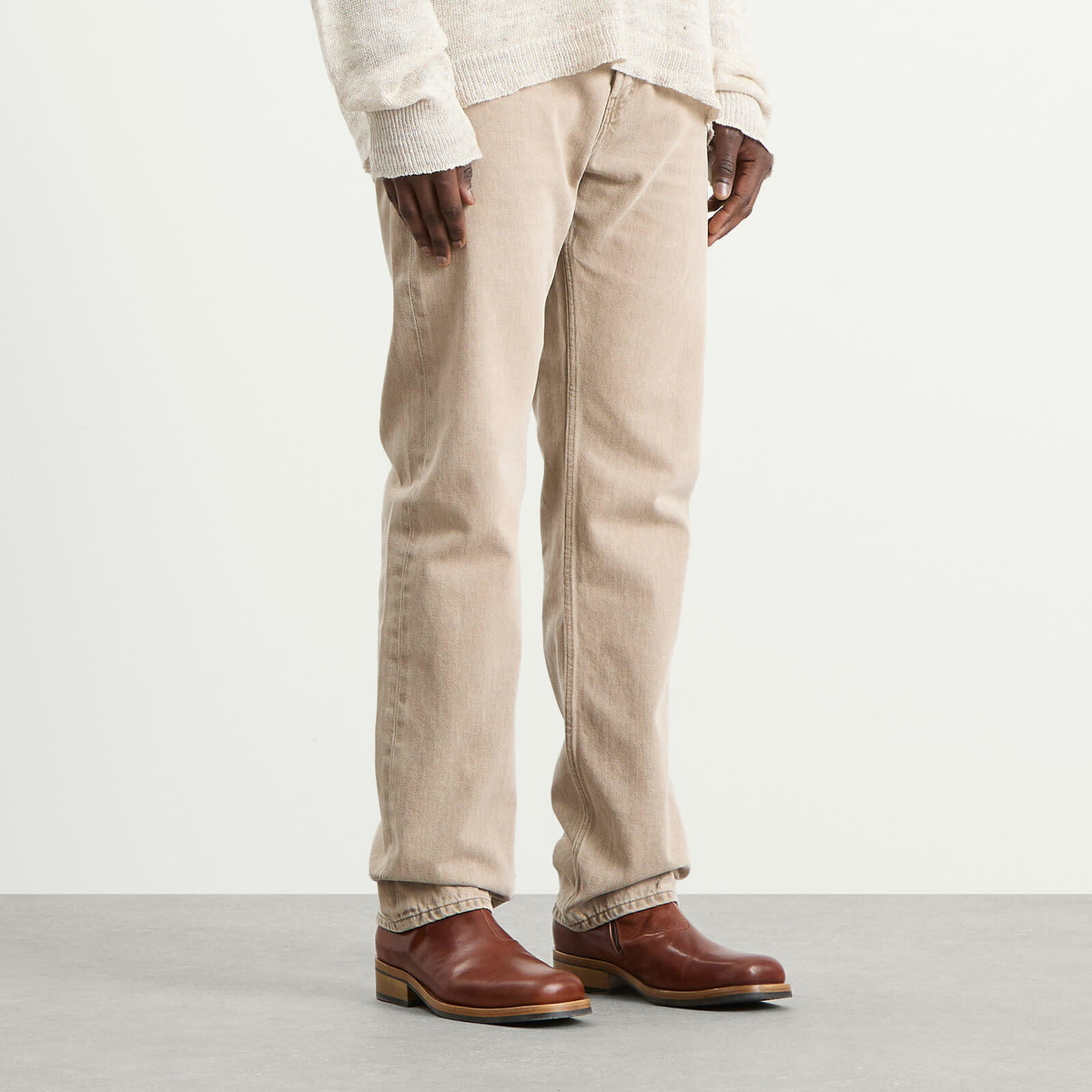 Our Legacy Men's First Cut Jeans in Olive