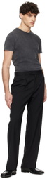 Tonywack Black Signature Garment-Dyed T-shirt