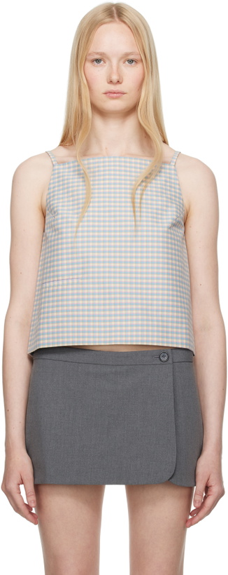 Photo: Sandy Liang Blue Cecilia Top