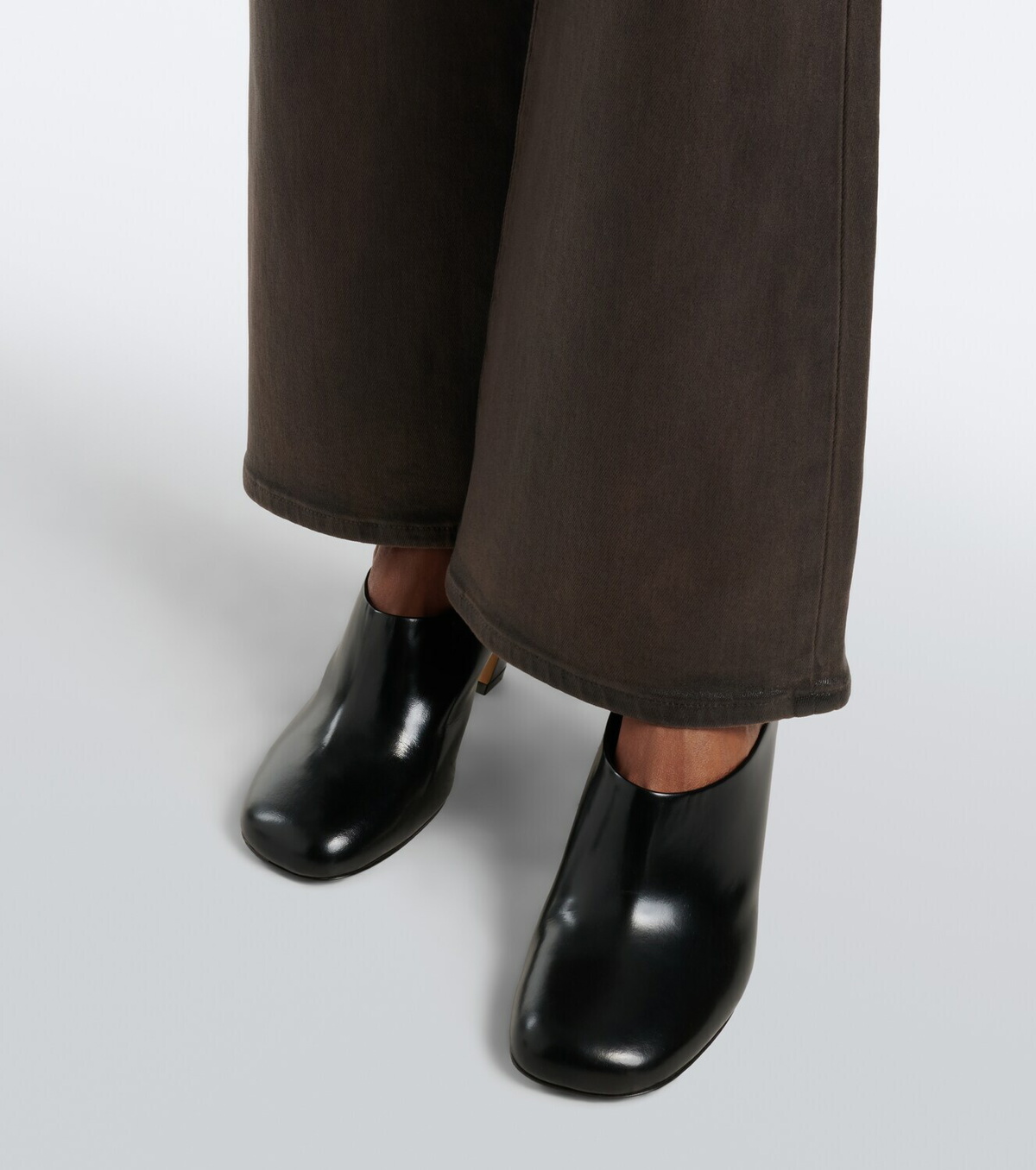 7 For All Mankind The Leggy bootcut coated jeans