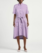 Peserico Womens Midi dress Lilac