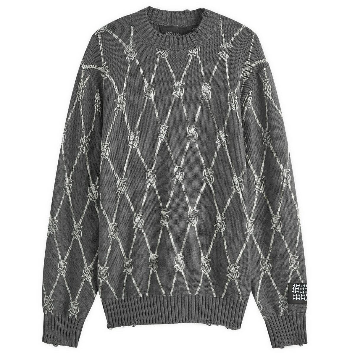 SUGARHILL [ LOW GAUGE KNIT SWEATER ] CHARCOAL BLACK | ロイド
