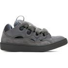 Lanvin Gray Monocolor Curb Sneakers