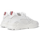 Moncler - Anakin Textured-Leather and Rubber Sneakers - White