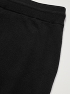 Canali - Tapered Wool Sweatpants - Black