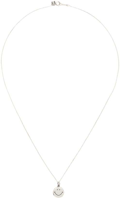 Photo: NEEDLES Silver Smile Pendant Necklace