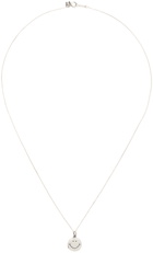 NEEDLES Silver Smile Pendant Necklace