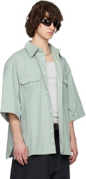 WILLY CHAVARRIA Blue SS Corcoran Shirt