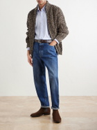 Thom Sweeney - Lecce Striped Cotton-Poplin Shirt - Blue