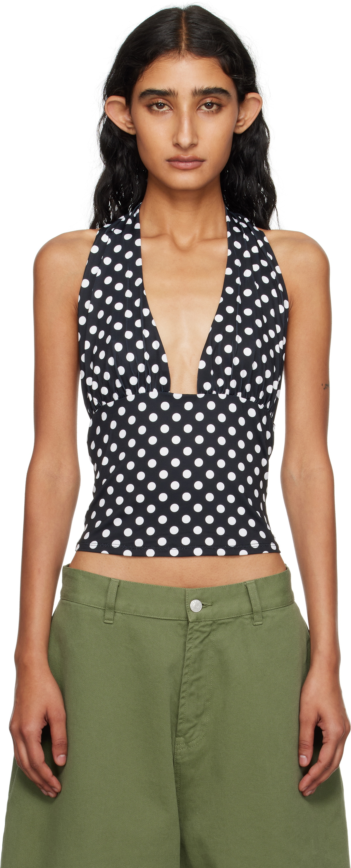Miaou Black & White Mathilde Top
