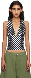 Miaou Black & White Mathilde Top