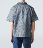 Prada Printed cotton and silk bowling shirt
