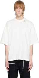 Undercover White Zip T-Shirt