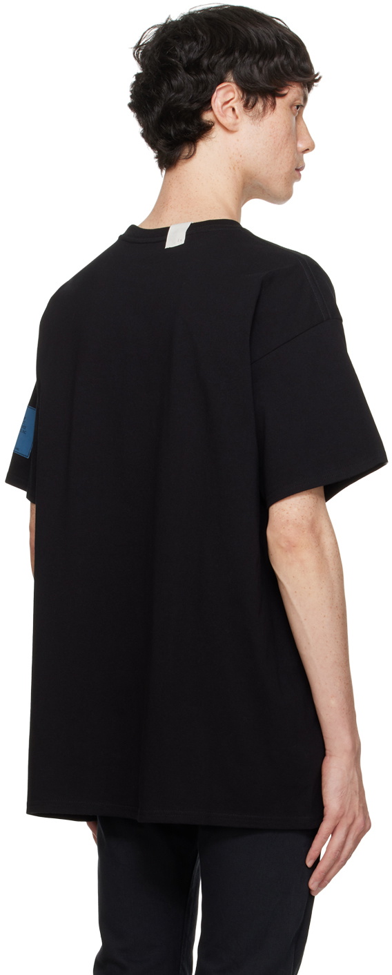 N.Hoolywood Black Logo Patch T-Shirt N.Hoolywood