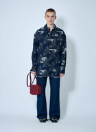 Gucci Floral Jacquared Denim Shirt