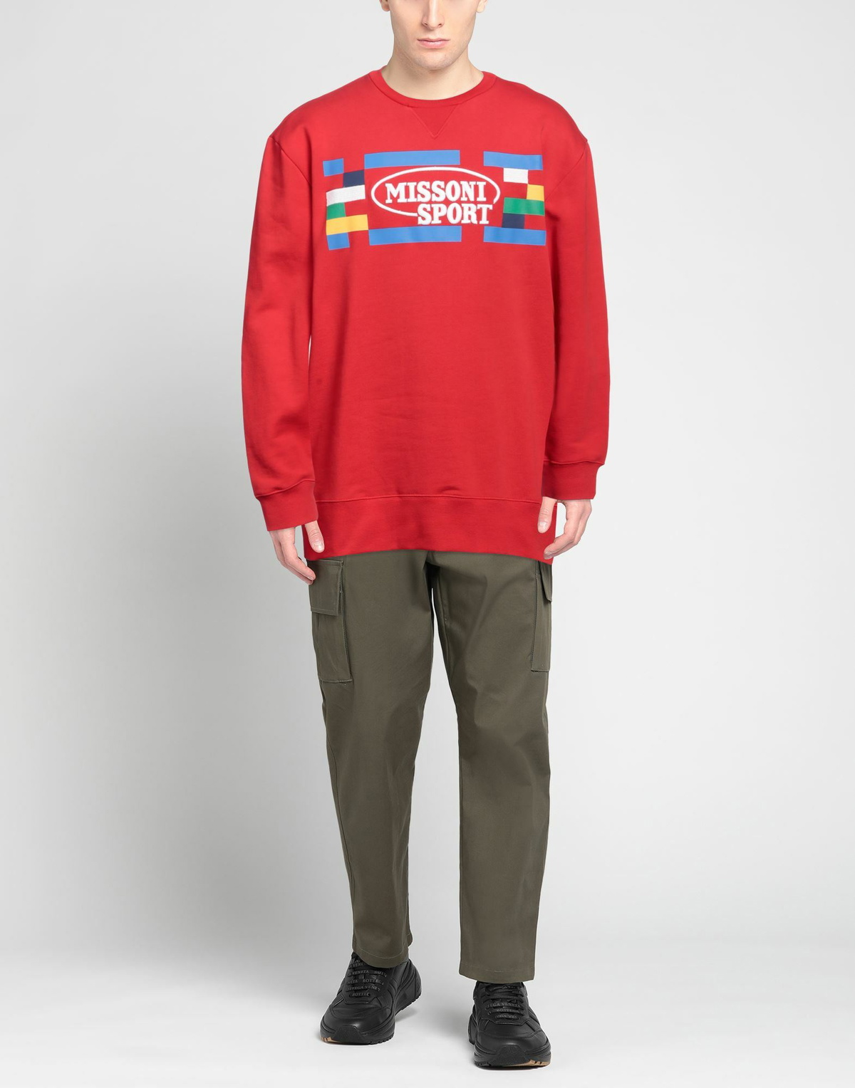 Missoni Mens Sweatshirt in Red