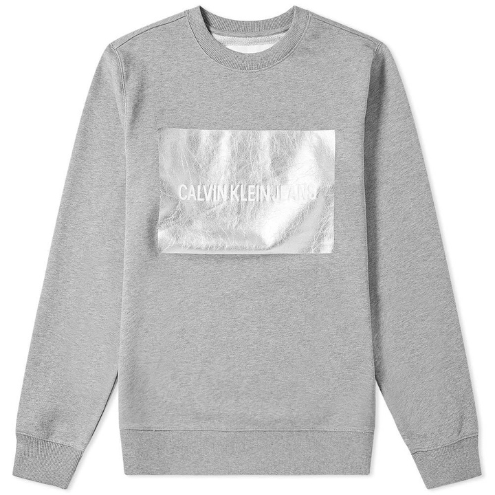 Photo: Calvin Klein Institutional Silver Box Crew Kint