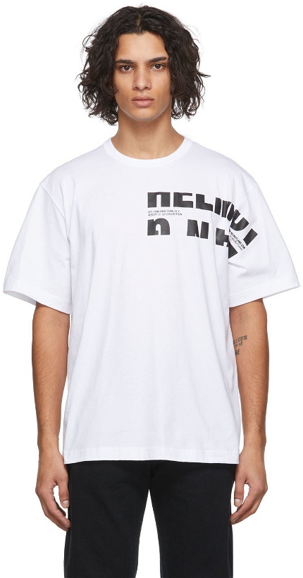 Photo: Helmut Lang White Macro-Mix T-Shirt