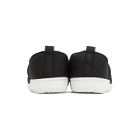 SUBU Black and White Amp Traction Loafers