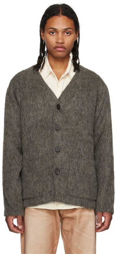 Photo: Our Legacy Gray Button Cardigan
