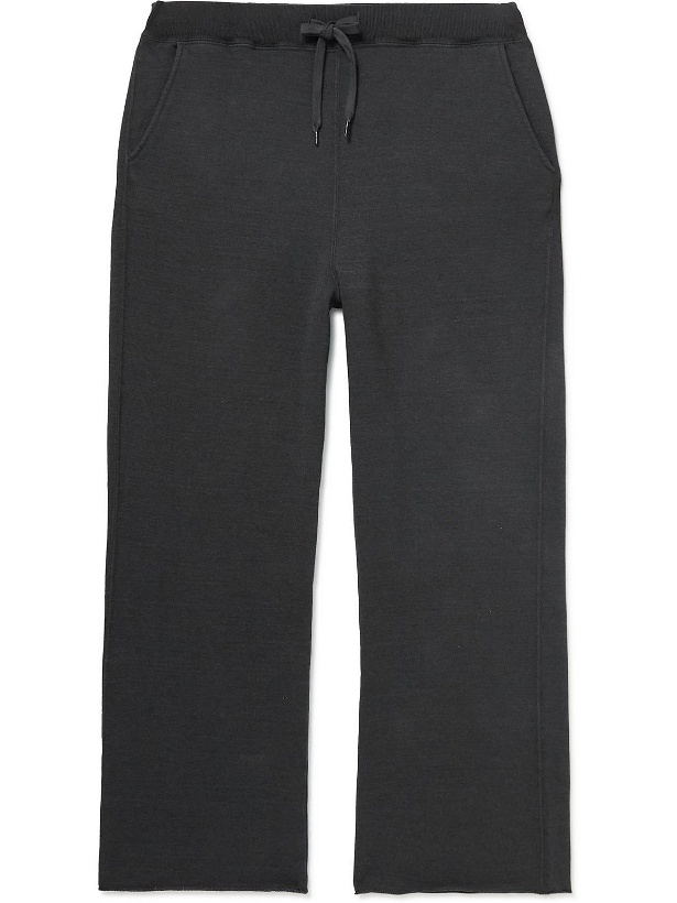 Photo: Remi Relief - Wide-Leg Cotton-Blend Jersey Sweatpants - Black